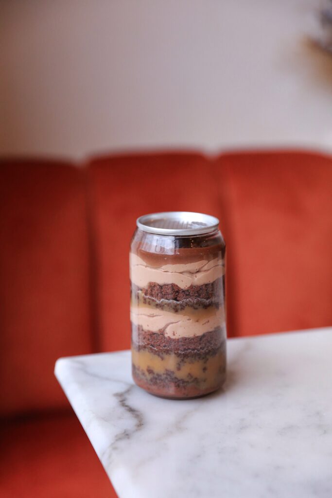 Chocolate Caramel Can Cake